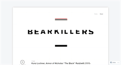 Desktop Screenshot of bearkillers.com