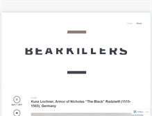 Tablet Screenshot of bearkillers.com